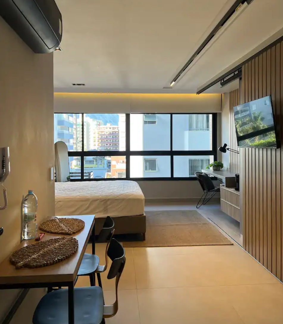 Apartamento Studio Novo Frente Mar no Innovate Residencial, Praia do Indaiá