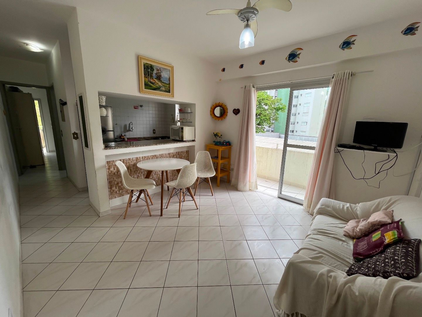 Flat Mobiliado a 40m da Praia na Prainha, Condominio Malibu