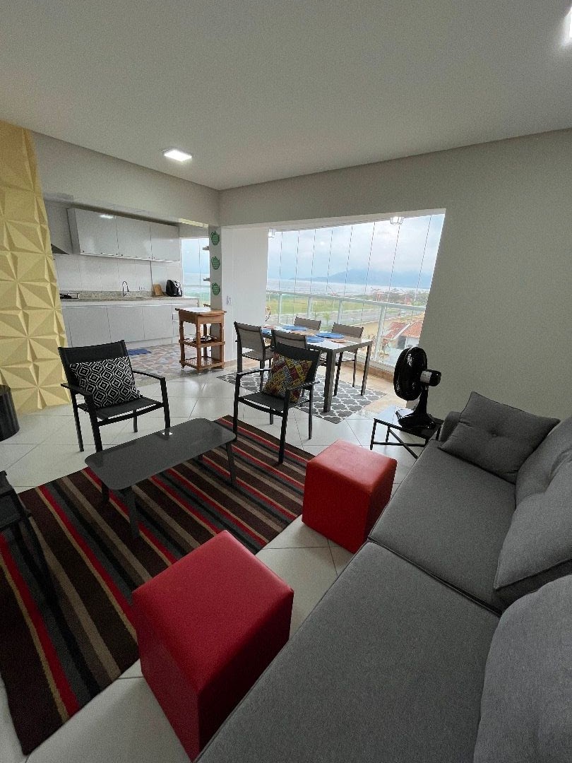Apartamento com Vista para o Mar no Edifício Malbec, Praia do Indaiá