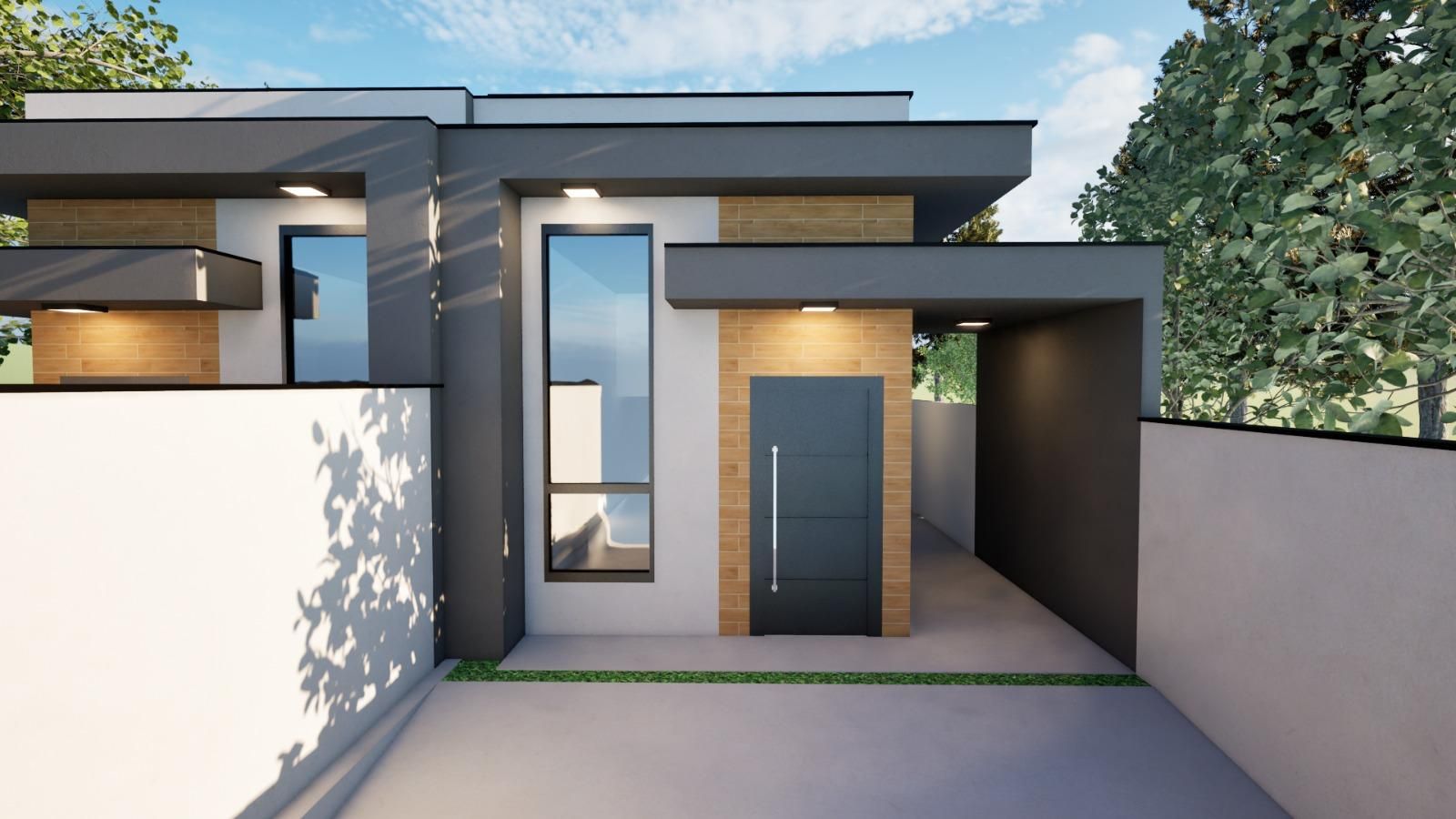 Casa com 3 dormitórios e quintal amplo no Golfinho